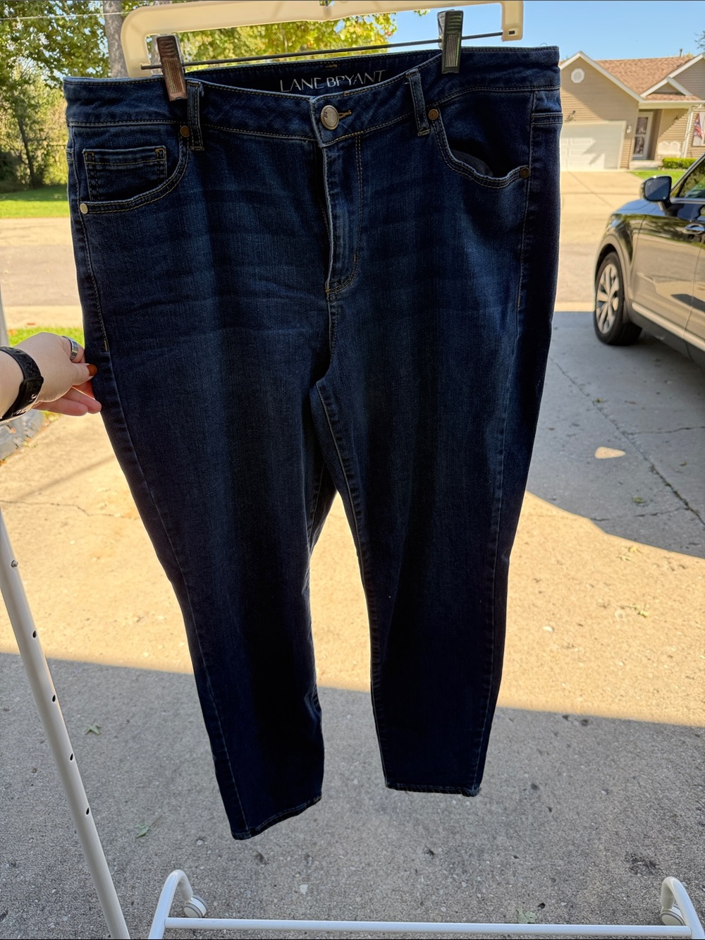 Lane Bryant Dark Indigo Skinny Jeans